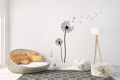Dandelions Wall Decal Choose Your Size And Color Dandelion Etsy