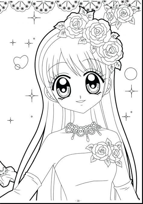Girl Anime Coloring Pages At Free