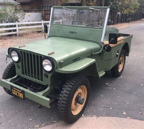 No Reserve 1946 Willys Cj2a For Sale On Bat Auctions Sold For 7000