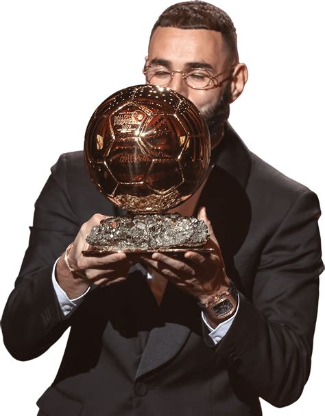 Karim Benzema Ballon Dor 2022 Awards Football Render Footyrenders