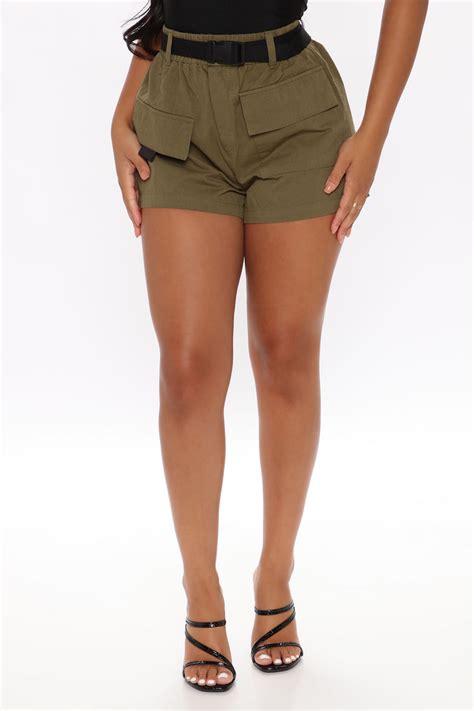 Easton Cargo Shorts Olive Shorts Fashion Nova
