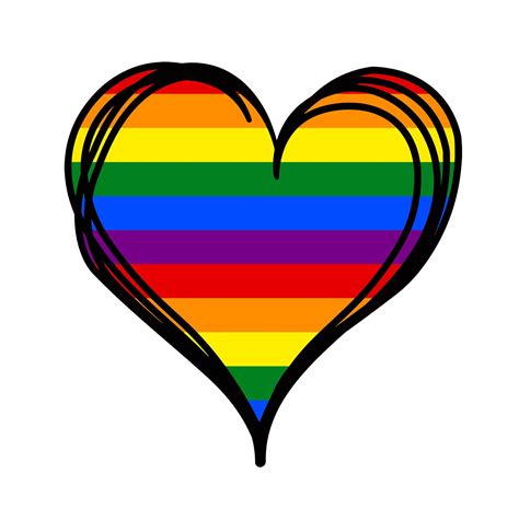 rainbow heart svg lgbtq pride svg gay pride svg lgbtq etsy