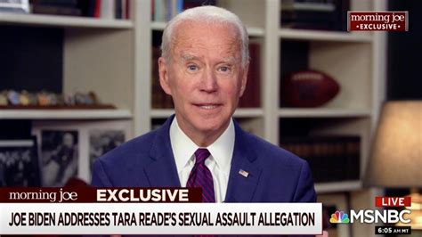 It Never Happened Joe Biden Unequivocally Denies Sexual Assault
