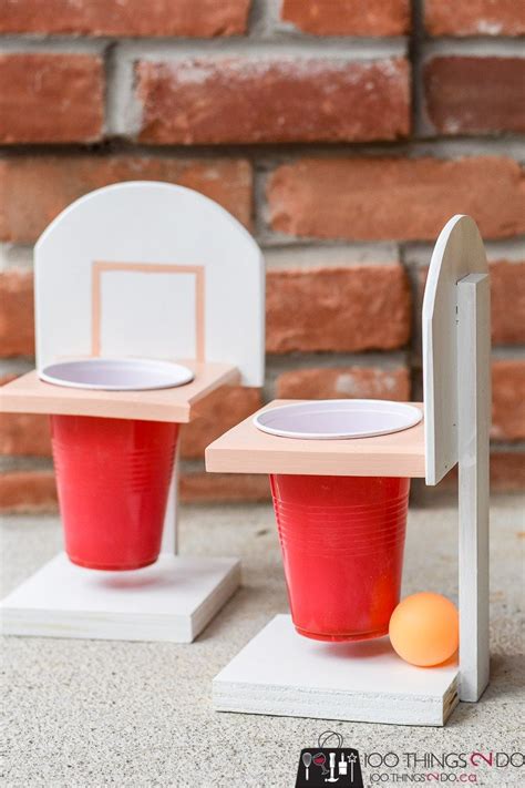 Championship Beer Pong With Or Without Beer Diy Yard Games Wood