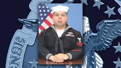Petty Officer 2nd Class Miguel Ramirez Is Awarded The Dla Distribution