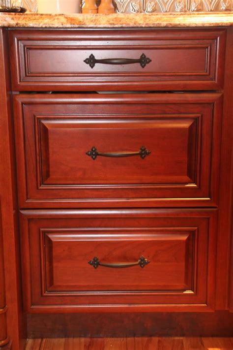 Cherry kitchen cabinets with black granite countertops dark wood. 15 best Hardware for Cherry Cabinets images on Pinterest ...