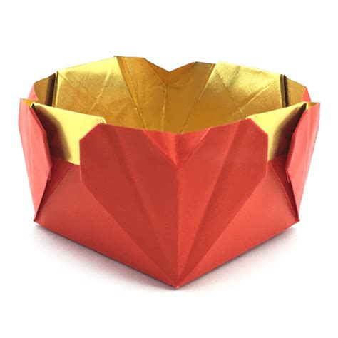 Learn How To Make A Origami Heart Box For Valentines Day Origami