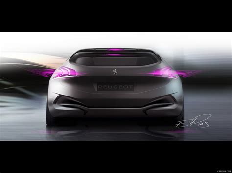 Peugeot Hx Concept Design Sketch Caricos
