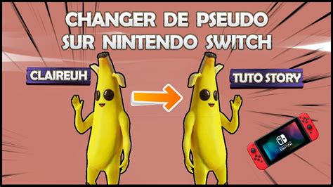 Comment changer son pseudo FORTNITE sur switch 😍 2021 - YouTube