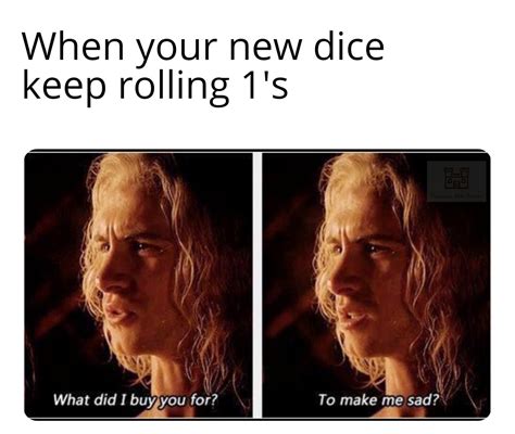 throws new expensive dice r dndmemes
