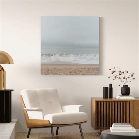 Minimalistic Beach Ocean Waves Landscape Printable Wall Art Etsy