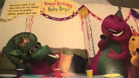 Happy Birthday Barney Baby Bop Book