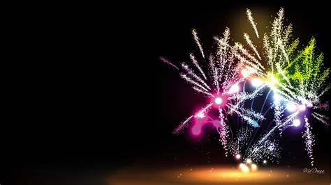 41 Fireworks New Year Wallpaper