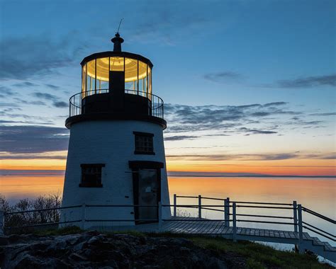 Morning At Owls Head Lighthouse Photograph By Debbie Gracy Fine Art