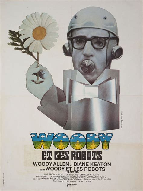 Sleeper 1973 French Moyenne Poster Woody Allen Poster Woody Allen
