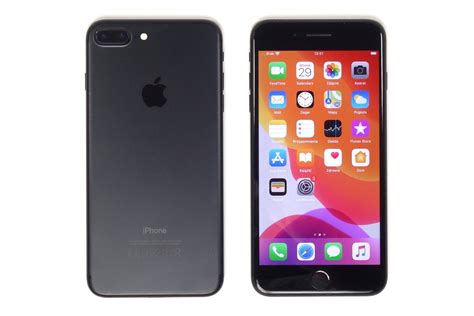 Oryginalny Używany Apple Iphone 7 Plus 128gb Czarny Mat Black