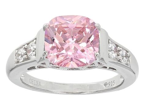 Bella Luce R 232ctw Pink And White Diamond Simulant