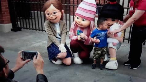 Despicable Me Meet And Greet Margo Edith Agnes Universal Studios