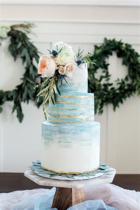 Watercolor Handpainted Buttercream Wedding Cake R Cakes