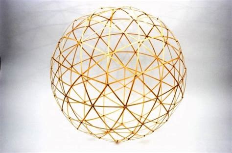 Geodesic Sphere Dome Wooden Construction Kit Etsy