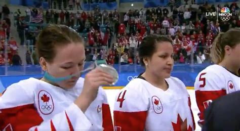 Canadian Hockey Player Jocelyne Larocque Refuses To Wear Silver Medal