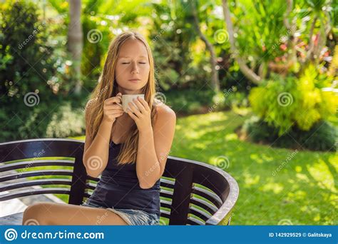 Woman Eating Breakfast On The Terrace This Energy Boost For The Whole