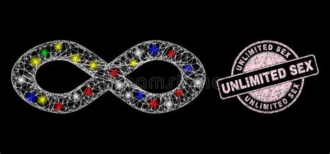 Rubber Unlimited Sex Watermark And Light Net Hatched Alternative Infinity Stock Vector