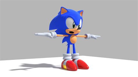 Another Wip Sonic Model By Sonicallstarsusa On Deviantart