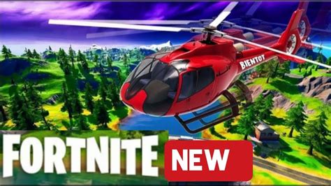 New Fortnite Helicopter Season 2 Update Youtube