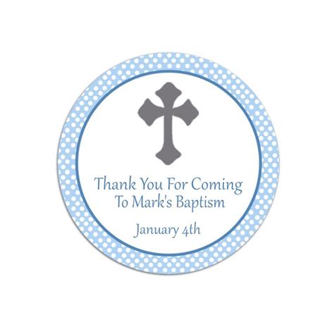 Choose from hundreds of design templates, add photos and your own message. Baptism Thank You Favor Tags Template Free | Tags baptism ...