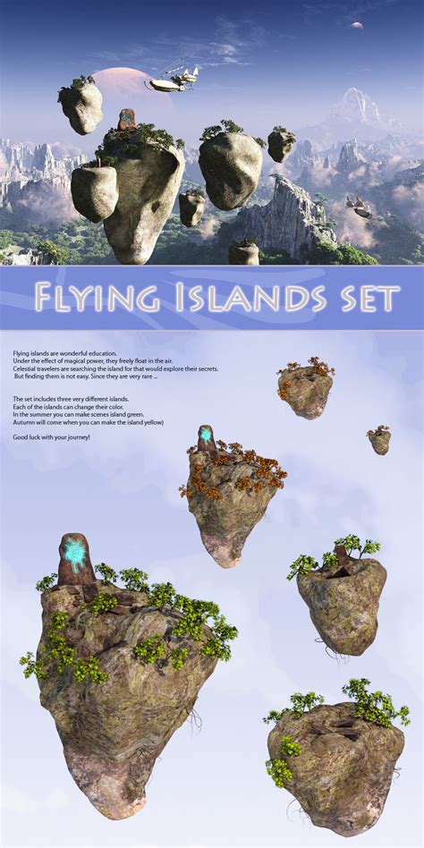 Flying Islands Set In 2023 Island Free Wallpaper Wallpaper