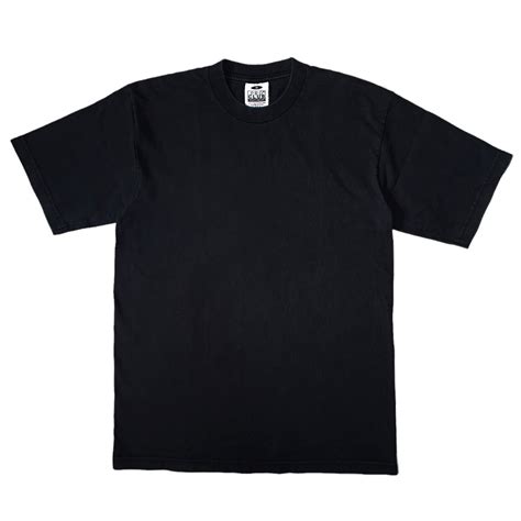 Vintage Pro Club Black Blank Tee Men S Fashion Tops Sets Tshirts Polo Shirts On Carousell