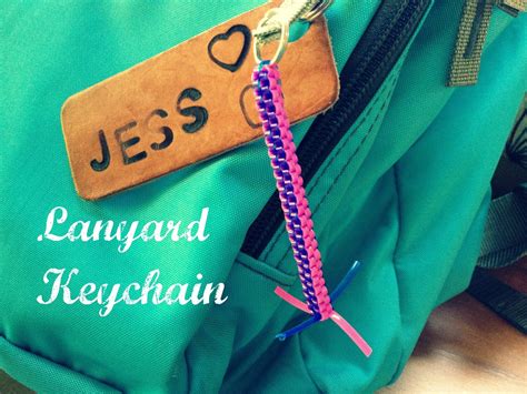 How do you do box braids with plastic string? How to Make a Lanyard Keychain | Lanyard keychain, Keychain, Lanyard