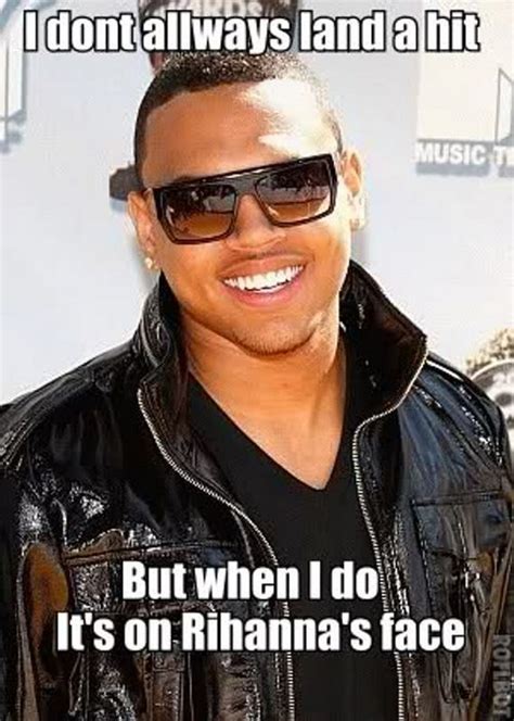 Chris Brown Meme Chris Brown Laughs At A Meme About Beating Ex Gf