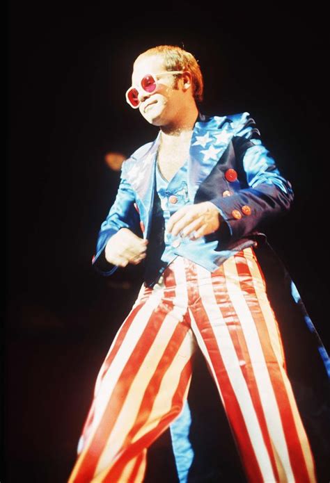See all the sunglasses, animal costumes and chest hair from 1973 on. Elton John set to show off his early stage costumes on ...