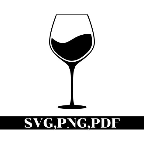 Wine Glass Instant Download Digital Download svg png pdf - Etsy France