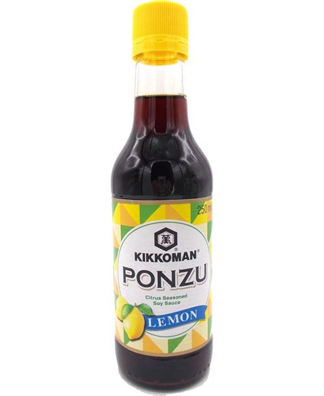 Ponzu Soy Sauce Vinegar Lemon 250ml Kikkoman Yosaso