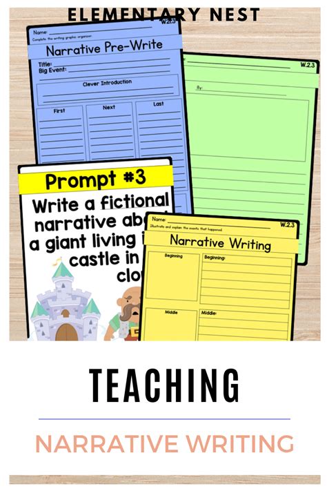 Teaching Narrative Writing Tips And Activities Elementary Nest