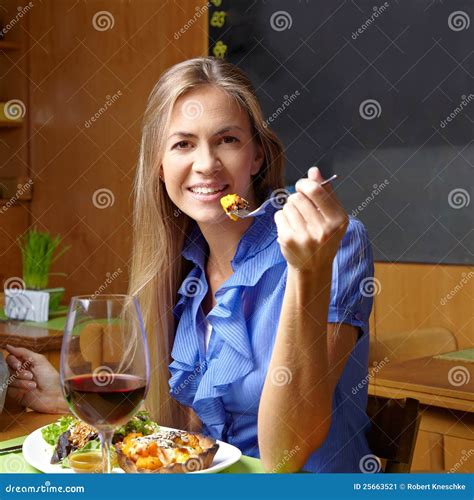business woman having lunch stock image image of cutlery girl 25663521