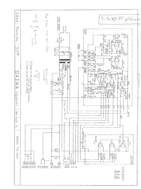 VE2GYA Daiwa PS 220 Power Supply Repair