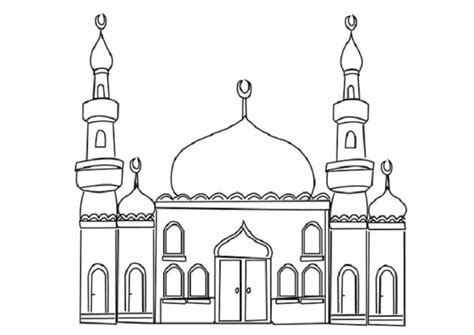 Koleksi Gambar Gambar Sketsa Masjid Mudah Tahun Ini Sketsakusd Imagesee
