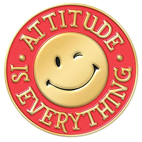 Attitude Is Everything Lapel Pin Positive Promotions