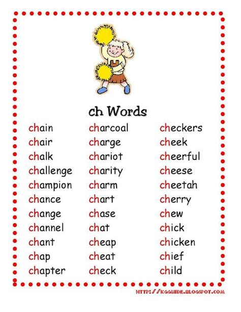 Ch Words Phonics Lessons Phonics Kindergarten Phonics Reading