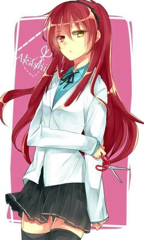 Fem Akashi Red Hair Anime Characters Anime Red Hair Female