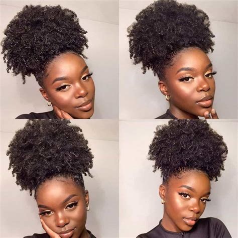 40 Simple And Easy Natural Hairstyles For Black Women In