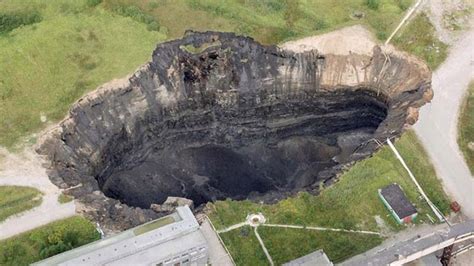 This Russian town is plagued by massive, spontaneous sinkholes