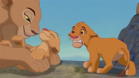 The Lion King Simba And Nala Kissing