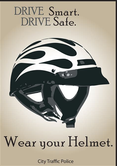 A1 size (841 x 594mm / 33.1 x 23.4in) gloss laminated colourful poster, perfect for highlighting to staff the importance of wearing a helmet. Motorcycle Helmet Bike Helmet Safety Posters | helmet