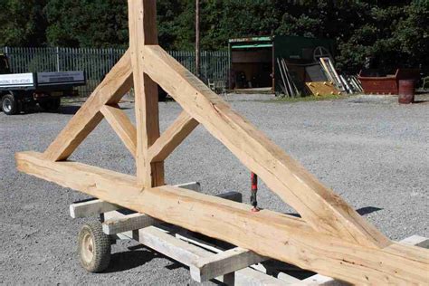 Oak King Post Trusses S Taylor And Son Ltd