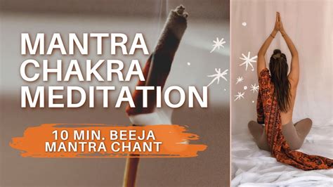 CHAKRA BEEJ MANTRA CHANTING 10 Min Seven Chakra Healing Chants Seed